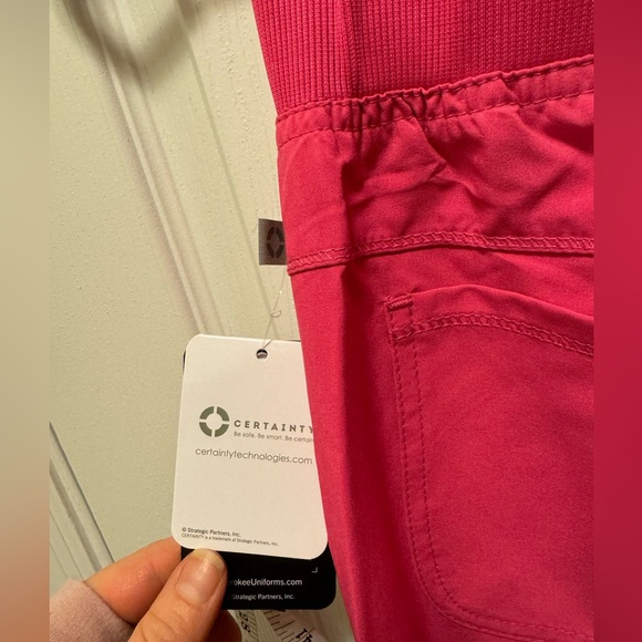 Cherokee Infiniti Scrub Set. Size XS. NWT.  Carmine Pink. - Picture 14 of 16